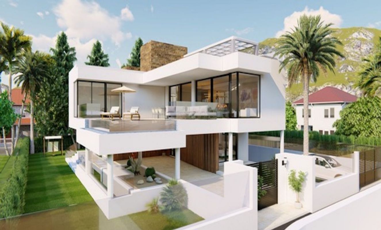 New development modern detached villa, Marbella, Málaga, Andalucía, Spain